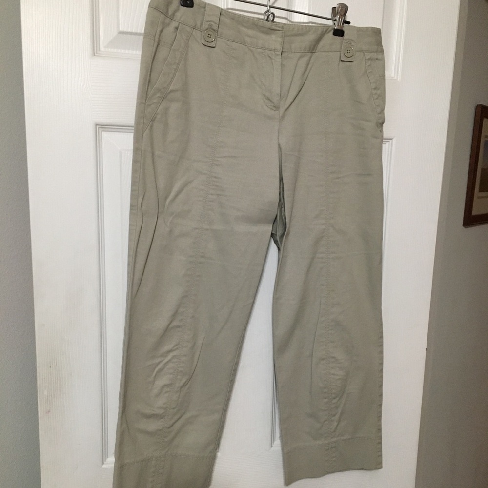 LOFT casual khaki capris